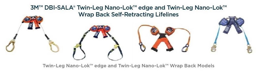 win-Let Nano-Lok edge and Twin-Leg Nano-Lok Wrap Back Models